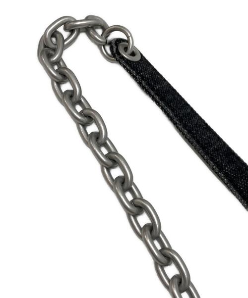 DIESEL（ディーゼル）DIESEL (ディーゼル) CHARM-D WALLET STRAP ブラックの古着・服飾アイテム