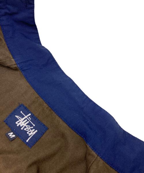 stussy（ステューシー）stussy (ステューシー) スタンドカラーワークジャケット ネイビー サイズ:Mの古着・服飾アイテム