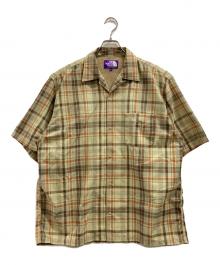 THE NORTHFACE PURPLELABEL（ザ・ノースフェイス パープルレーベル）の古着「Madras Field H/S Shirt」｜ベージュ