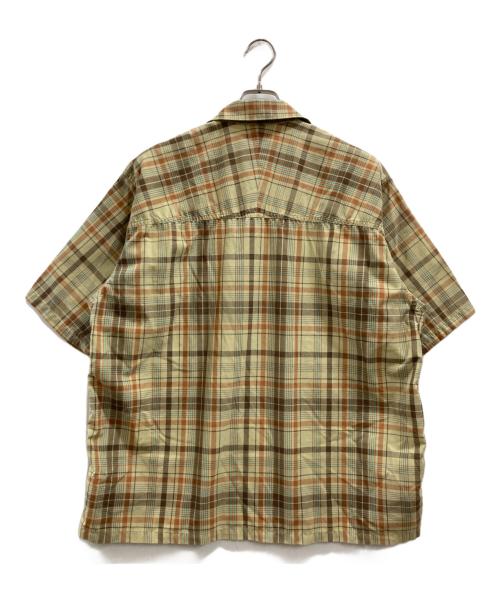 THE NORTHFACE PURPLELABEL（ザ・ノースフェイス パープルレーベル）THE NORTHFACE PURPLELABEL (ザ・ノースフェイス パープルレーベル) Madras Field H/S Shirt ベージュ サイズ:Lの古着・服飾アイテム