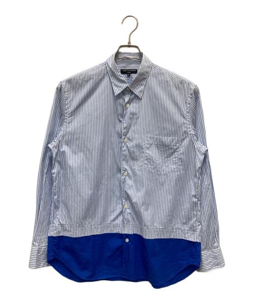 COMME des GARCONS HOMME（コムデギャルソン オム）COMME des GARCONS HOMME (コムデギャルソン オム) ストライプシャツ ブルー サイズ:Sの古着・服飾アイテム