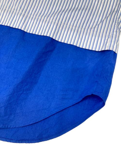 COMME des GARCONS HOMME（コムデギャルソン オム）COMME des GARCONS HOMME (コムデギャルソン オム) ストライプシャツ ブルー サイズ:Sの古着・服飾アイテム