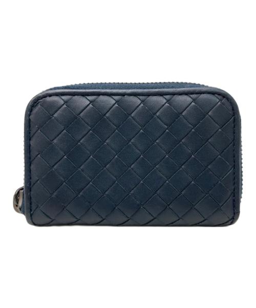 BOTTEGA VENETA（ボッテガベネタ）BOTTEGA VENETA (ボッテガベネタ) イントレチャートコインケース ネイビーの古着・服飾アイテム