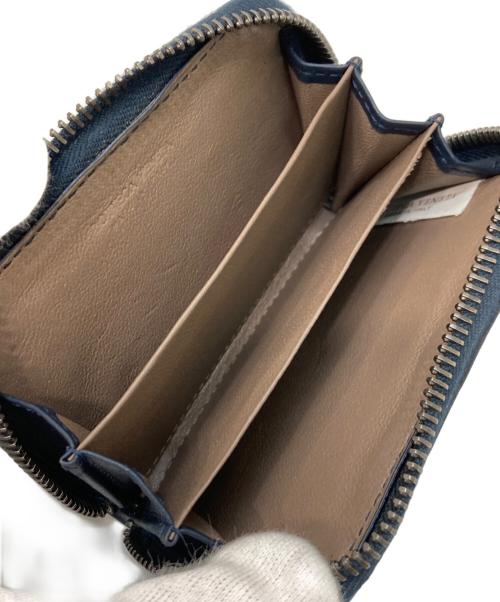 BOTTEGA VENETA（ボッテガベネタ）BOTTEGA VENETA (ボッテガベネタ) イントレチャートコインケース ネイビーの古着・服飾アイテム