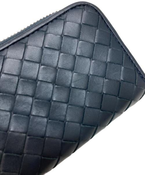 BOTTEGA VENETA（ボッテガベネタ）BOTTEGA VENETA (ボッテガベネタ) イントレチャートコインケース ネイビーの古着・服飾アイテム