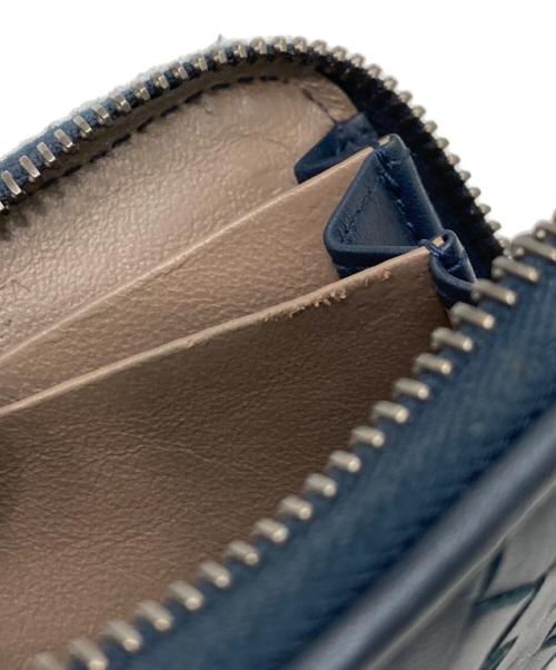 BOTTEGA VENETA（ボッテガベネタ）BOTTEGA VENETA (ボッテガベネタ) イントレチャートコインケース ネイビーの古着・服飾アイテム