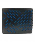 BOTTEGA VENETAボッテガベネタ）の古着「レザーパンチングウォレット」｜ブラック