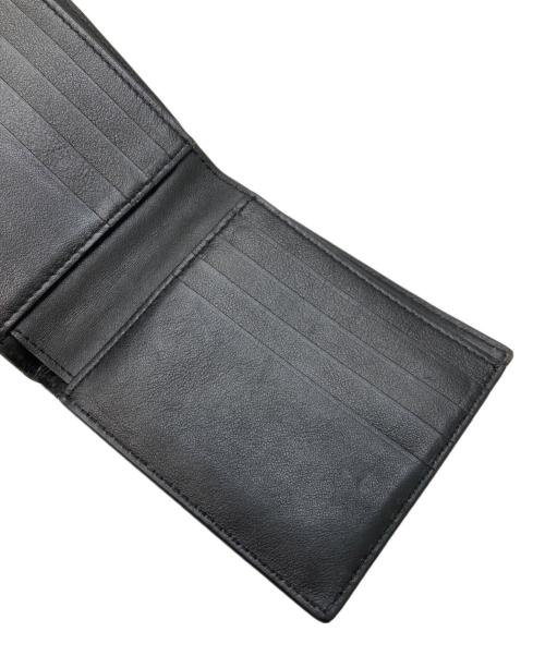 BOTTEGA VENETA（ボッテガベネタ）BOTTEGA VENETA (ボッテガベネタ) レザーパンチングウォレット ブラックの古着・服飾アイテム