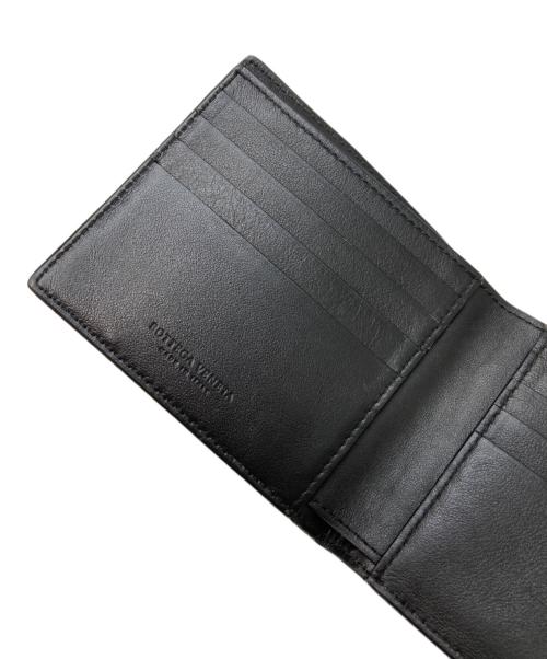 BOTTEGA VENETA（ボッテガベネタ）BOTTEGA VENETA (ボッテガベネタ) レザーパンチングウォレット ブラックの古着・服飾アイテム