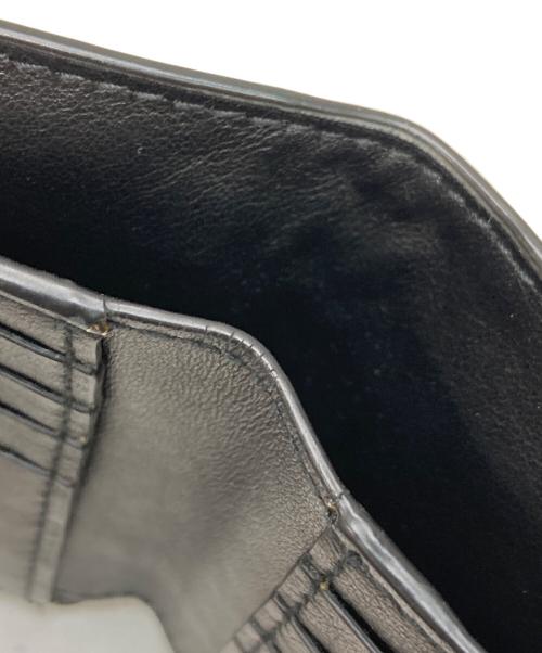 BOTTEGA VENETA（ボッテガベネタ）BOTTEGA VENETA (ボッテガベネタ) レザーパンチングウォレット ブラックの古着・服飾アイテム