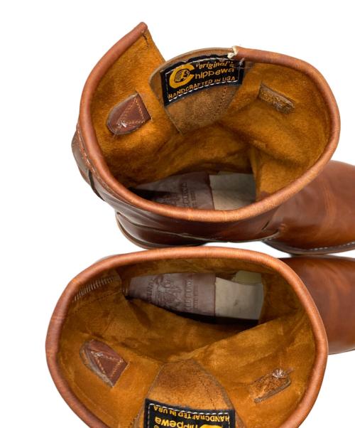 CHIPPEWA（チペワ）CHIPPEWA (チペワ) スティールトゥエンジニア ブラウン サイズ:24.4の古着・服飾アイテム