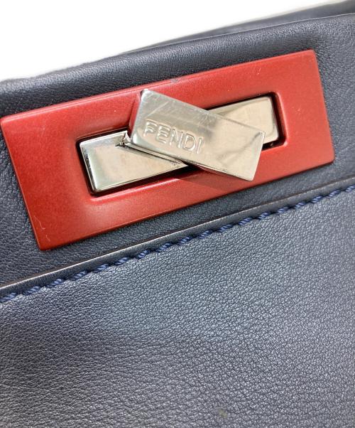 FENDI（フェンディ）FENDI (フェンディ) ワンハンドバッグ ネイビーの古着・服飾アイテム