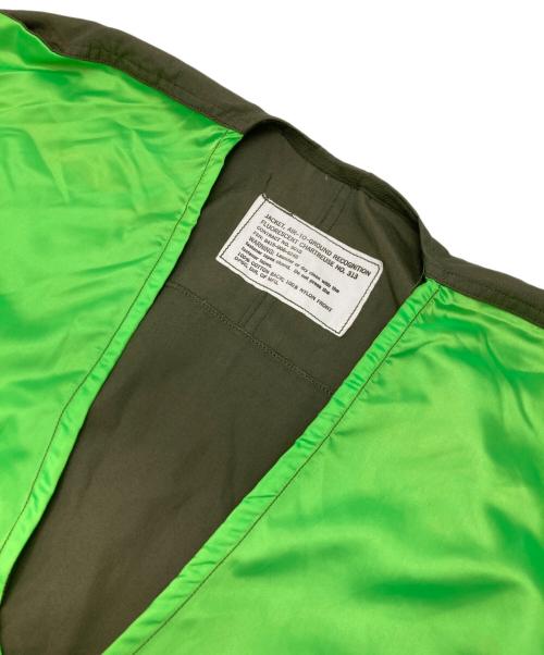 US AIR FORCE（ユーエスエアフォース）US AIR FORCE (ユーエスエアフォース) グラウンドクルー ジャケット グリーン サイズ:不明（実寸参照）の古着・服飾アイテム