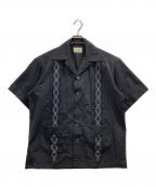 Schottショット）の古着「BRAID CUBA SHIRT」｜ブラック