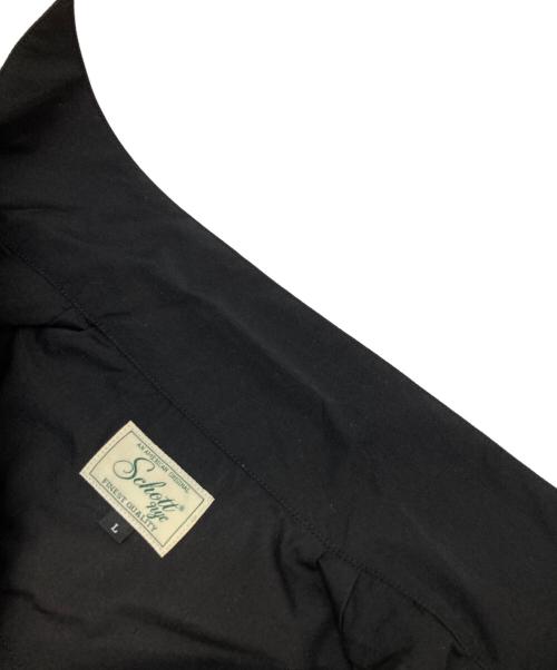 Schott（ショット）Schott (ショット) BRAID CUBA SHIRT ブラック サイズ:Lの古着・服飾アイテム