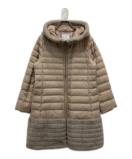 Leilian（レリアン）Leilian (レリアン) ダウンコート ベージュ サイズ:9の古着・服飾アイテム