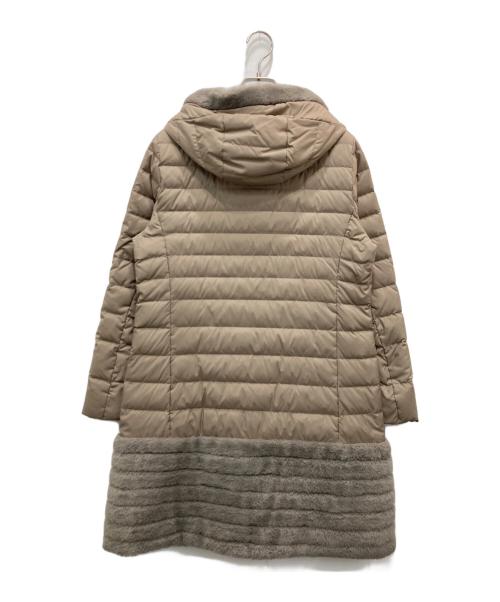 Leilian（レリアン）Leilian (レリアン) ダウンコート ベージュ サイズ:9の古着・服飾アイテム