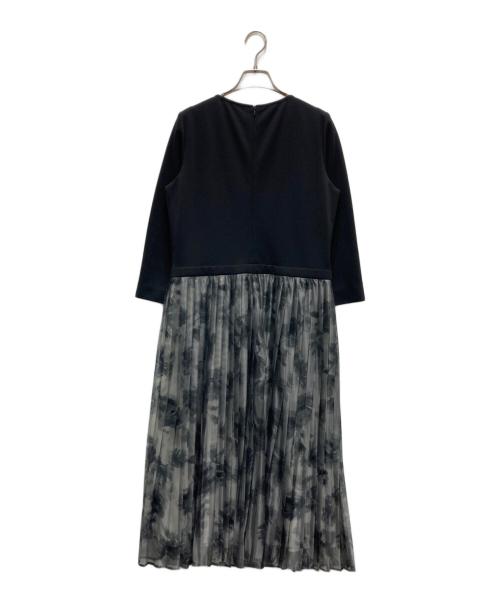 Leilian（レリアン）LEILIAN (レリアン) ドッキングワンピース ブラック サイズ:7の古着・服飾アイテム