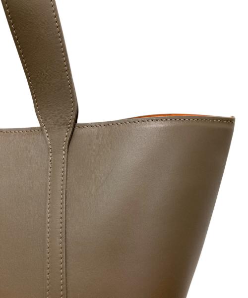 LAPERRUQUE（ラペクル）LAPERRUQUE (ラペクル) トートバッグ ブラウンの古着・服飾アイテム