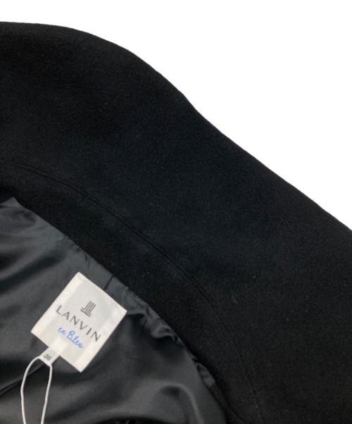 LANVIN en Bleu（ランバンオンブルー）LANVIN en Bleu (ランバンオンブルー) コート ブラック サイズ:36 未使用品の古着・服飾アイテム