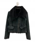 Harufハルフ）の古着「ムートンジャケット」｜ブラック