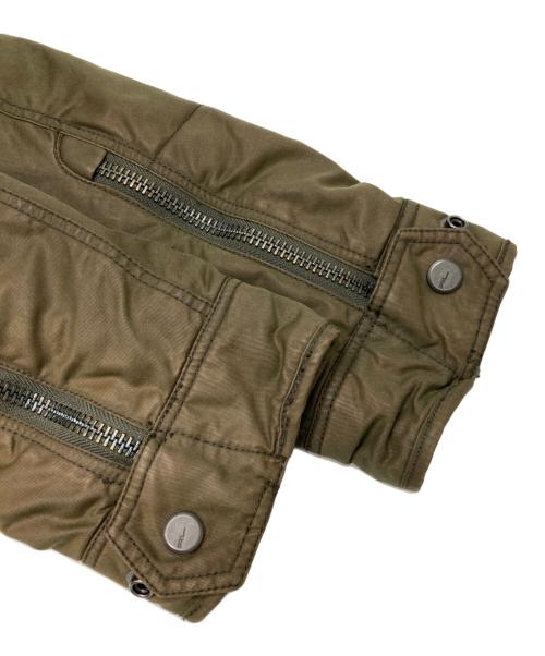 RALPH LAUREN BlackLabel（ラルフローレンブラックレーベル）RALPH LAUREN BlackLabel (ラルフローレンブラックレーベル) 襟ムートンオイルドコットン ジャケット オリーブ サイズ:Sの古着・服飾アイテム