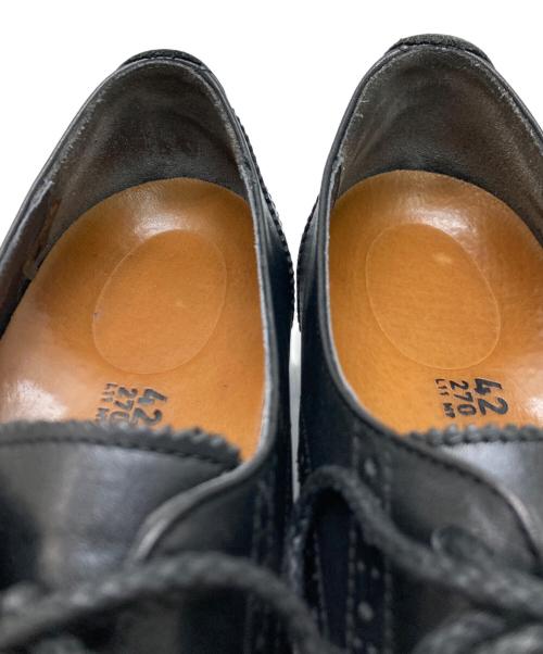 BIRKENSTOCK（ビルケンシュトック）BIRKENSTOCK (ビルケンシュトック) ウィングチップドレスシューズ ブラック サイズ:42の古着・服飾アイテム