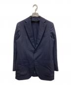 Pilgrimピルグリム）の古着「ウールホップサック シングルブレステッド2Bブレザー」｜ネイビー