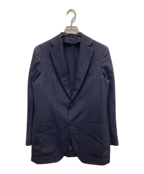 Pilgrim（ピルグリム）Pilgrim (ピルグリム) ウールホップサック シングルブレステッド2Bブレザー ネイビー サイズ:46の古着・服飾アイテム