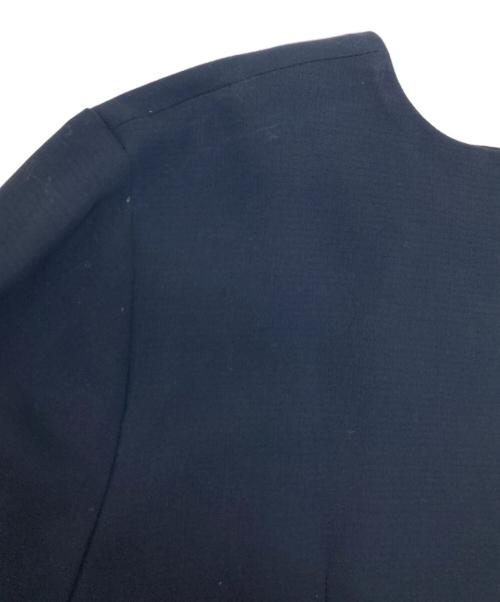 marmors（マルモア）marmors (マルモア) ペプラムフレアワンピース ネイビー サイズ:36 未使用品の古着・服飾アイテム