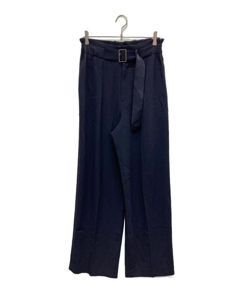 Decade BEIGE（ディケイドベイジ）Decade BEIGE (ディケイドベイジ) CINDY / ワイドタックパンツ ネイビー サイズ:6の古着・服飾アイテム