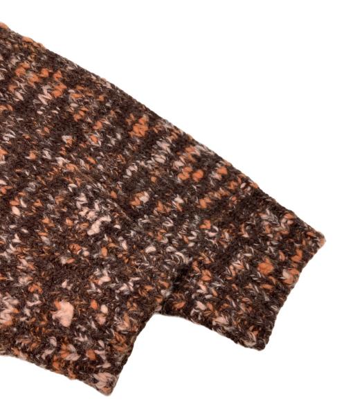 AURALEE（オーラリー）AURALEE (オーラリー) WOOL MIX COLOR SLUB YARN KNIT P/O ブラウン サイズ:1の古着・服飾アイテム