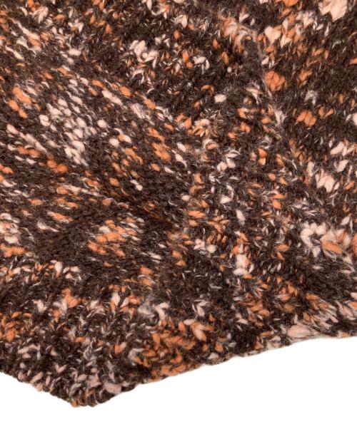 AURALEE（オーラリー）AURALEE (オーラリー) WOOL MIX COLOR SLUB YARN KNIT P/O ブラウン サイズ:1の古着・服飾アイテム