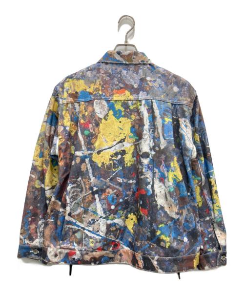 sacai（サカイ）sacai (サカイ) Jackson Pollock コラボペイントデニムジャケット マルチカラー サイズ:2の古着・服飾アイテム