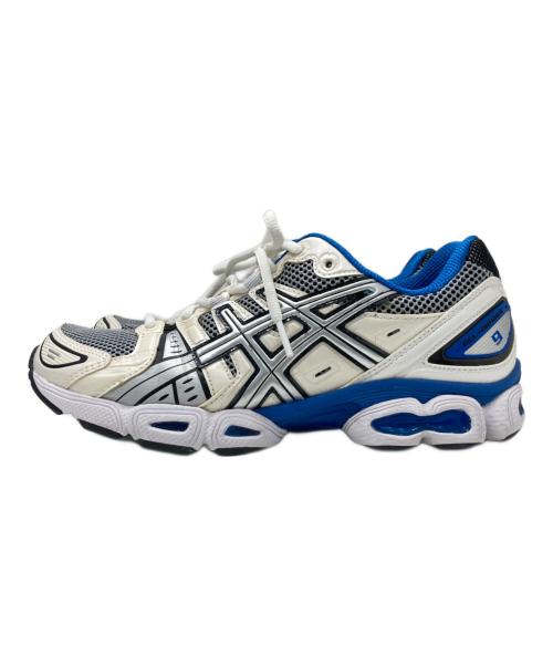 asics（アシックス）asics (アシックス) GEL-NIMBUS 9 ブルー×ホワイト サイズ:25.5の古着・服飾アイテム