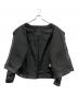 A LEATHER (ア レザー) HUMONGOUS TRUCKER JACKET ブラック サイズ:ONE：70000円