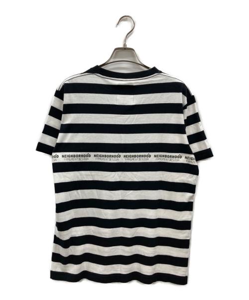 NEIGHBORHOOD（ネイバーフッド）NEIGHBORHOOD (ネイバーフッド) ボーダーTシャツ ホワイト×ブラック サイズ:Mの古着・服飾アイテム