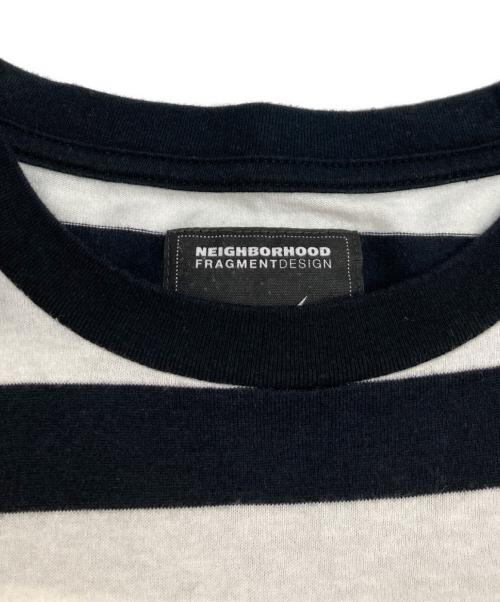 NEIGHBORHOOD（ネイバーフッド）NEIGHBORHOOD (ネイバーフッド) ボーダーTシャツ ホワイト×ブラック サイズ:Mの古着・服飾アイテム
