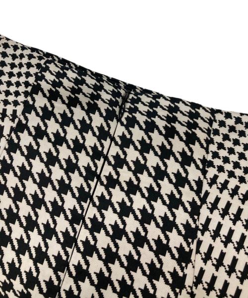 SHE TOKYO（シートーキョー）SHE Tokyo (シートーキョー) 千鳥柄ロングスカート アイボリー×ブラック サイズ:36の古着・服飾アイテム