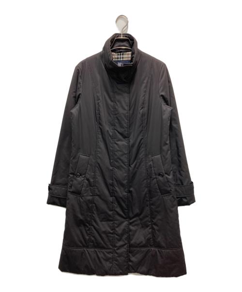 BURBERRY LONDON（バーバリーロンドン）BURBERRY LONDON (バーバリーロンドン) ベスト付スタンドカラーコート ブラウン サイズ:38の古着・服飾アイテム