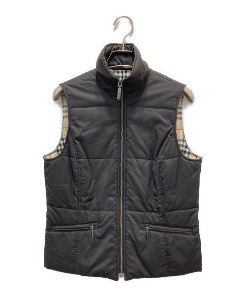 BURBERRY LONDON（バーバリーロンドン）BURBERRY LONDON (バーバリーロンドン) ベスト付スタンドカラーコート ブラウン サイズ:38の古着・服飾アイテム