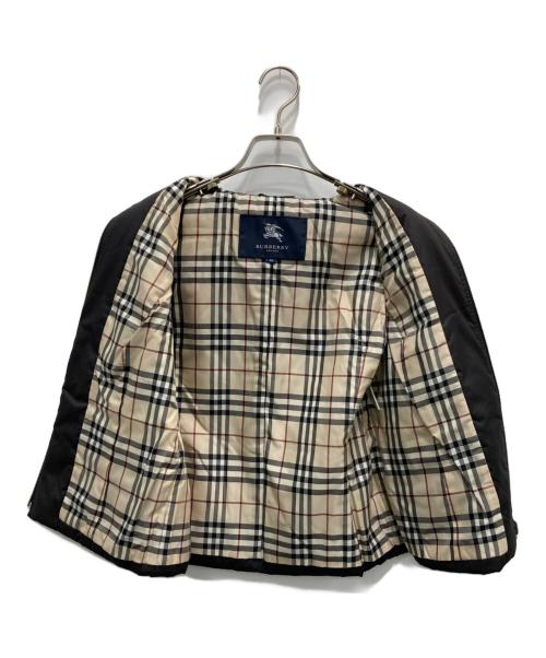BURBERRY LONDON（バーバリーロンドン）BURBERRY LONDON (バーバリーロンドン) ベスト付スタンドカラーコート ブラウン サイズ:38の古着・服飾アイテム