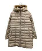 Aquascutumアクアスキュータム）の古着「2wayロングダウンコート」｜ベージュ