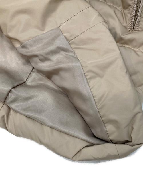 Aquascutum（アクアスキュータム）Aquascutum (アクアスキュータム) 2wayロングダウンコート ベージュ サイズ:8の古着・服飾アイテム