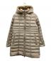 Aquascutum（アクアスキュータム）の古着「2wayロングダウンコート」｜ベージュ