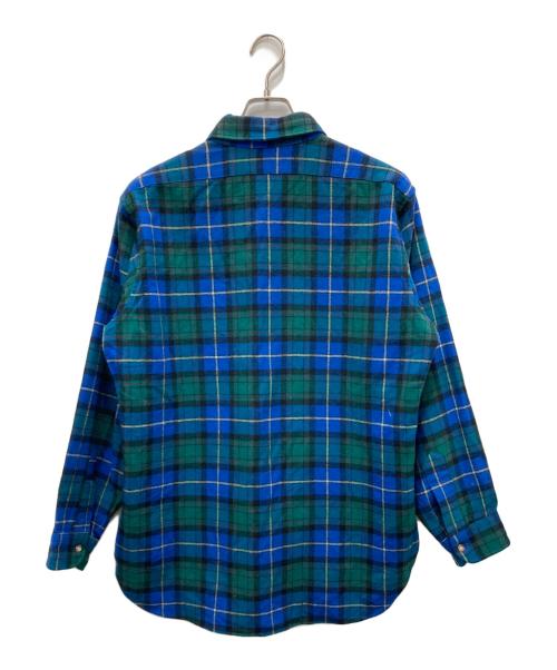 PENDLETON（ペンドルトン）PENDLETON (ペンドルトン) ウールチェックシャツ ブルー×グリーン サイズ:Lの古着・服飾アイテム