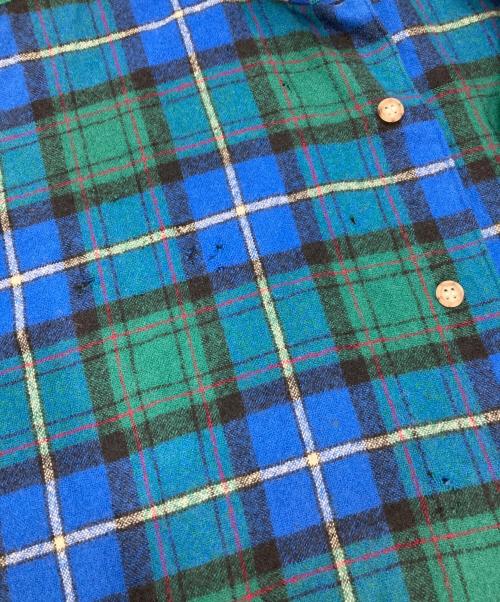PENDLETON（ペンドルトン）PENDLETON (ペンドルトン) ウールチェックシャツ ブルー×グリーン サイズ:Lの古着・服飾アイテム