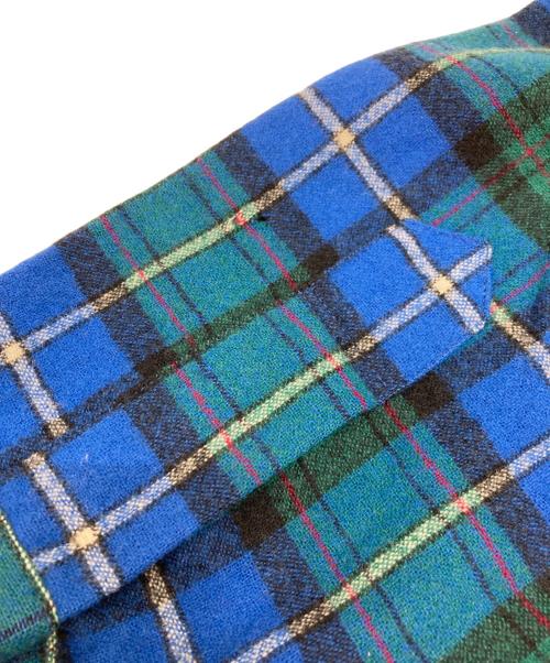 PENDLETON（ペンドルトン）PENDLETON (ペンドルトン) ウールチェックシャツ ブルー×グリーン サイズ:Lの古着・服飾アイテム