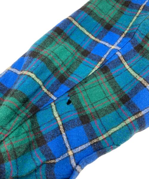 PENDLETON（ペンドルトン）PENDLETON (ペンドルトン) ウールチェックシャツ ブルー×グリーン サイズ:Lの古着・服飾アイテム