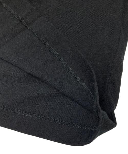 black market commde des garcons（ブラックマーケットコムデギャルソン）black market commde des garcons (ブラックマーケットコムデギャルソン) プリントカットソー ブラック サイズ:Lの古着・服飾アイテム
